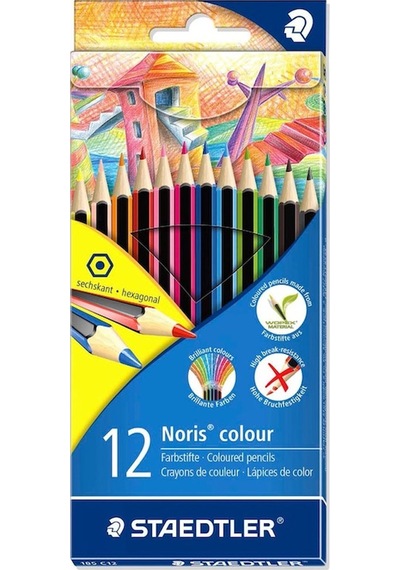 Staedtler Kuru Boya Norıs Color 12 Li 185 C12 Çok Renkli