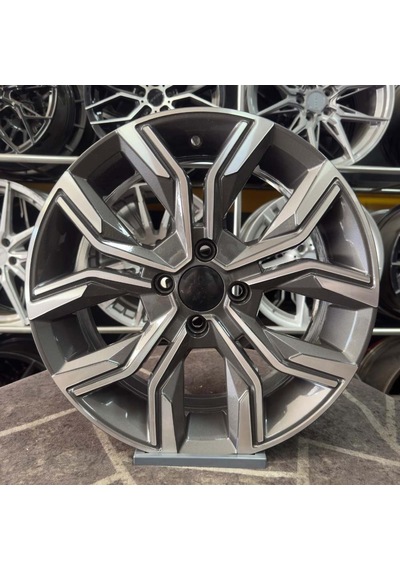 16 İnç 4x100 Clio İcon Gun Metal Elmas Kesim Jant Modeli 4 Adet