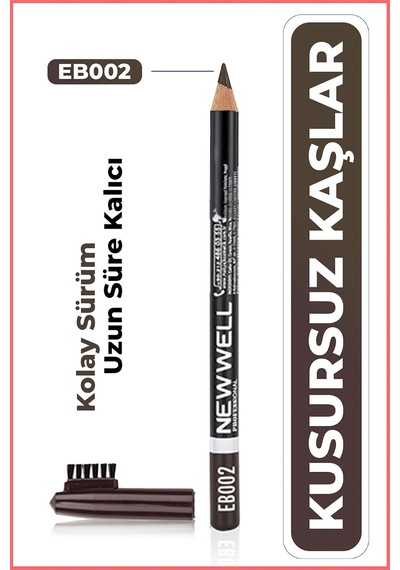 Kaş Kalemi - Kahverengi 1 Paket 1 X 6 G Diğer