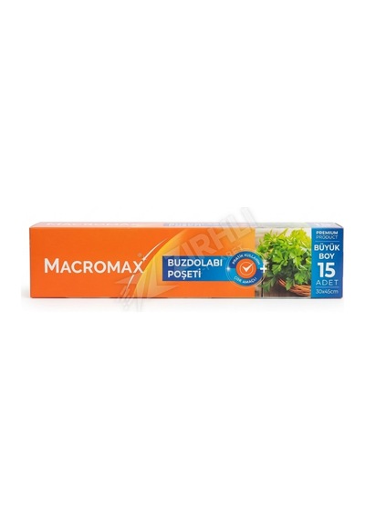 Macromax Buzdolabı Poşeti Büyük Boy 15 Adet