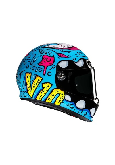 Hjc V10 Kask Squeeze Mc28 Çok Renkli