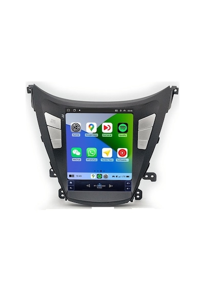 Aln Hyundai Elantra Tesla 2011-2014 4gb Ram 32gb Hafıza 4 Çekirdek Carplay Android Multimedya 12"