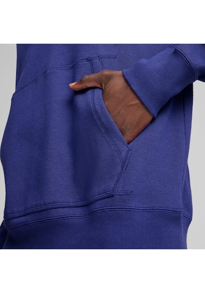 Puma Classıcs+ Erkek Relaxed Kapüşonlu Sweatshirt 626722 27 Mavi