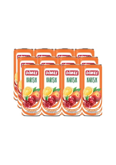 Dimes Meyve Nektarı Karışık 250 Ml X 12 Adet