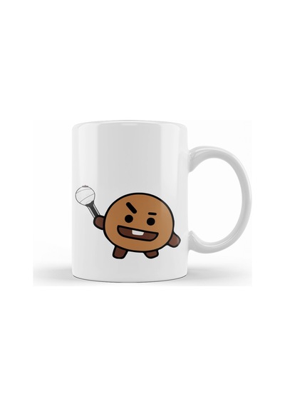 Bt21 Shooky Bts Kupa Bardak Porselen No28118 Karışık