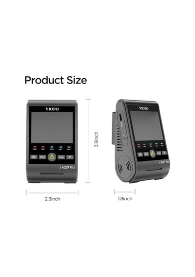 A229 Pro 4k Hdr Starvis 2 Sensörlü Wi-fi Gps'li Araç Kamerası