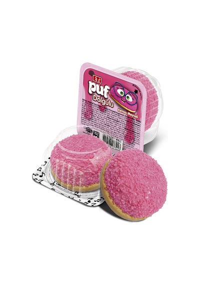 Eti Puf Kırmızı Meyve Dolgulu 48 x 20 G