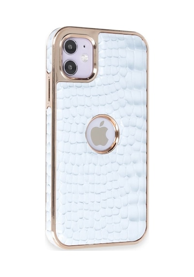 Apple iPhone 11 Uyumlu Snake Parçalı Snak Kılıf Açik Mavi