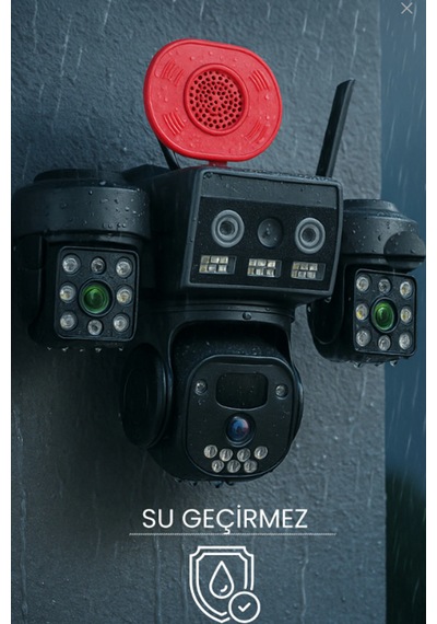 Linadex Lx-344 Solar 4g Solar Panelli 3 Kameralı Hd Güvenlik Kamerası