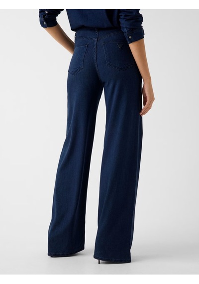Guess Blossom Lyocell Loose Fit Kadın Jean Pantolon W6ra3od6980 İndigo