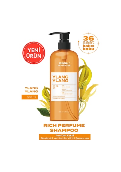 Kundal Rich Perfume Shampoo Ylang Ylang 500 ML