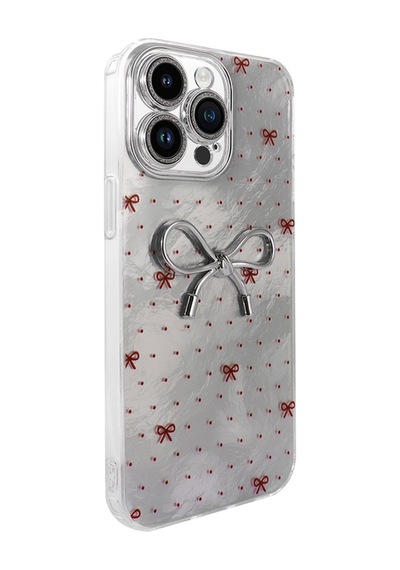 Apple iPhone Uyumlu 14 Pro Max Kılıf Kamera Korumalı Figürlü Zore Ponti Silikon Kapak - Lila