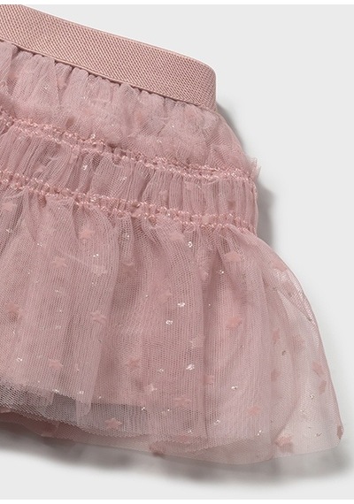 Mayoral Pembe Kız Bebek Puantiyeli Tül Etek 2901 Pembe