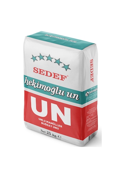 Hekimoğlu Un Sedef Unlu Mamüller Buğday Unu 25 KG
