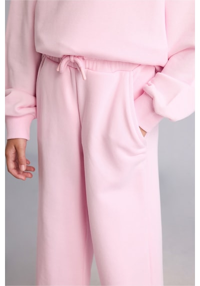 Defacto Beli Bağcıklı Wide Leg Eşofman Altı Kız Çocuk I4344a826aupn47 Pembe-pn47