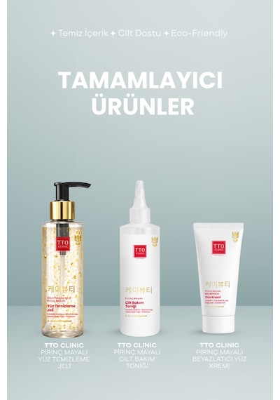 Clinic Kore Serisi Yüz Temizleme Jeli Nemlendirici 200 Ml Altın Parçacıklı Pirinç Mayalı