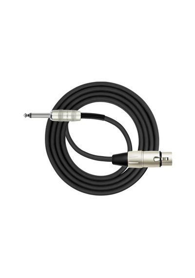 Kirlin Mp-482Prbk Xlr F - 1/4'' Mono 3 Metre Mikrofon Kablosu