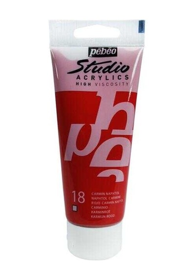 Pebeo Akrilik Boya Studio 100 Ml Naphtol Carmine