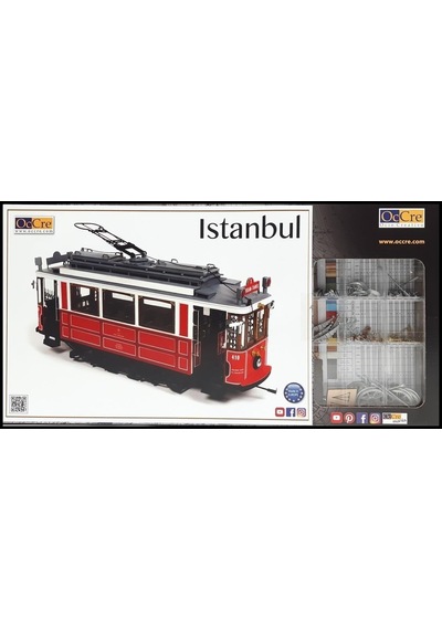 Occre 53010 1/24 Ölçek, Istanbul Tramwayı Ahşap Model Kiti-55334