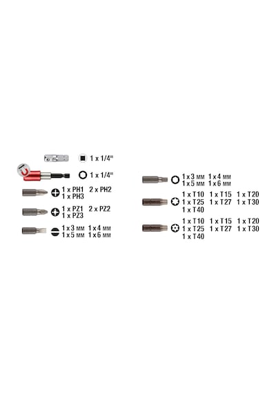 Kwb 118490 Bits Ucu Seti 32 Parça Bits Uç Takımı