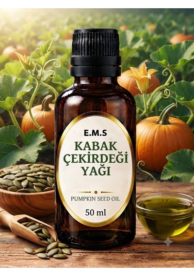 50 Ml Kabak Çekirdeği Yağı Pumkin Seed Oil %100 Saf Soğuk Pres.
