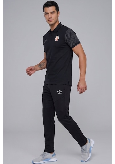 Beşiktaş Galatasaray Lisanslı Umbro Eşofman Altı+polo T-shirt 03-siyah