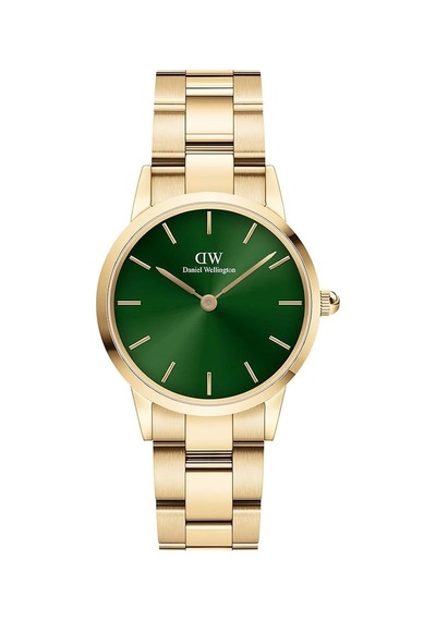 Daniel Wellington Kol Saati - Altın Renkli Metal Kordon Ve Yeşil Kadranlı Lüks Kol Saati