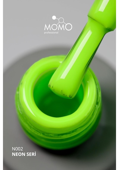 Momo Professional Kalıcı Oje N002 Neon Yeşil 14 ML