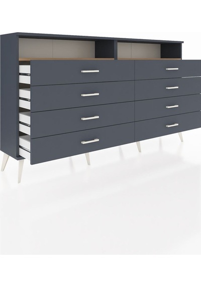 Arges Konsol 2 Raflı 8 Çekmeceli 176x30x99 Antrasit-çam/antrasit Atlas Çam/antrasıt - Antrasıt Arges Konsol 2 Raflı 8 Çekmeceli 176x30x99 Antrasit-çam/antrasit Atlas Çam/antrasıt - Antrasıt