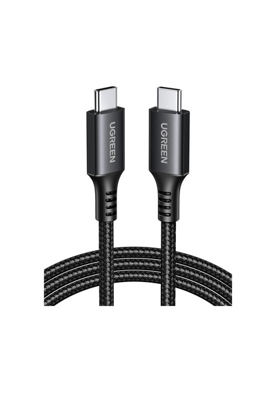 Usb C Şarj Kablosu 60w Siyah Naylon Usb C - Usb C Kablosu Pd 3.0 Pps İphone 15 Pro Max Galaxy S23 S22 S21 A54 A34 A14 İpad Pro 12.9 İpad Air 5/mini 6, Pixel 7 Pro Vb. İle Uyumludur. 2m