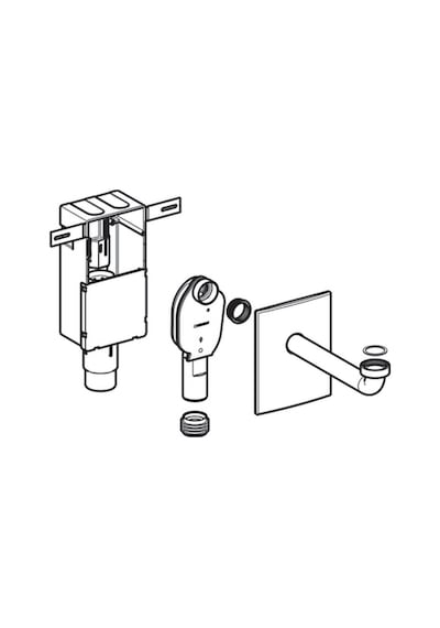 Geberıt Unıversal Lavabo Sıfonu Gomme Tıp Parlak Krom 151.120.21.