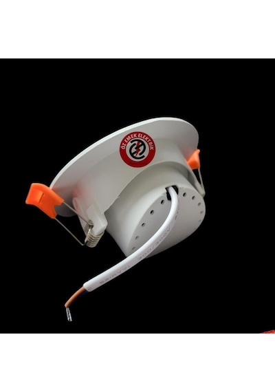 Atlantis 6 Watt 6W Cob Led Spot Beyaz Kasa Yuvarlak Beyaz Işık