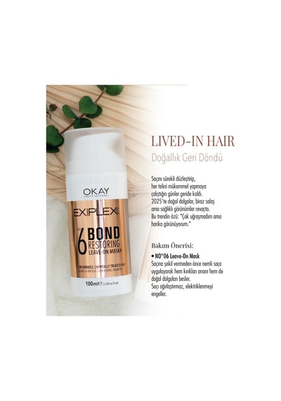 Nº6 Bond Restorıng Leave-on Mask 100ml Bağ Onarıcı Durulanmayan Maske
