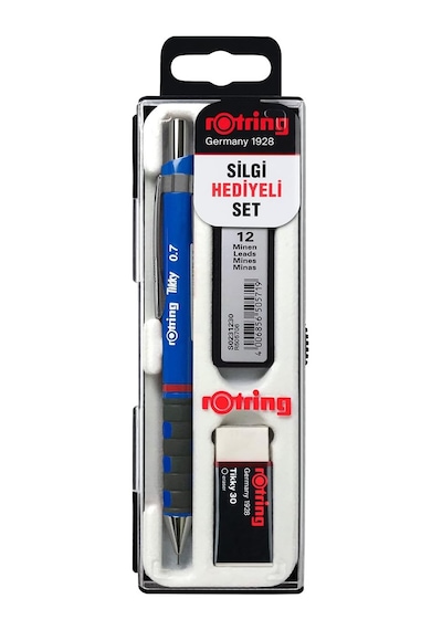 Rotring Tikky Versatil Kalem Set Mavi 0.7 MM