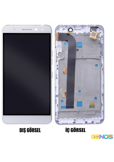 General Mobile Gm5 Plus Uyumlu Lcd+dokunmatik+çıtalı Beyaz Sn808965