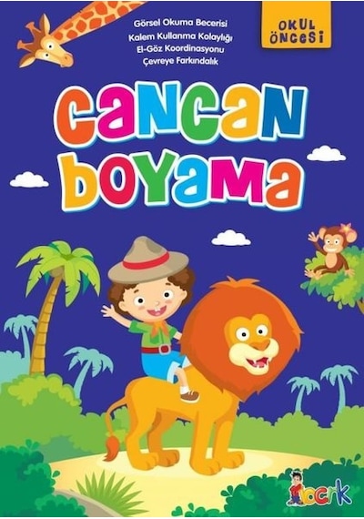 Cancan Boyama - Okul Öncesi- Bıcırık Yayınları