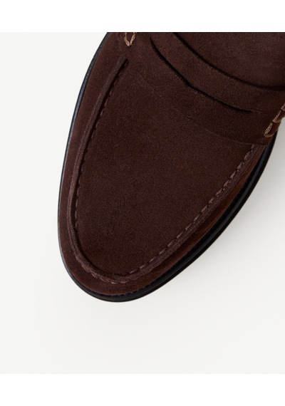 Yargıcı Süet Klasik Loafer 26keay4009x 003 Kahverengi