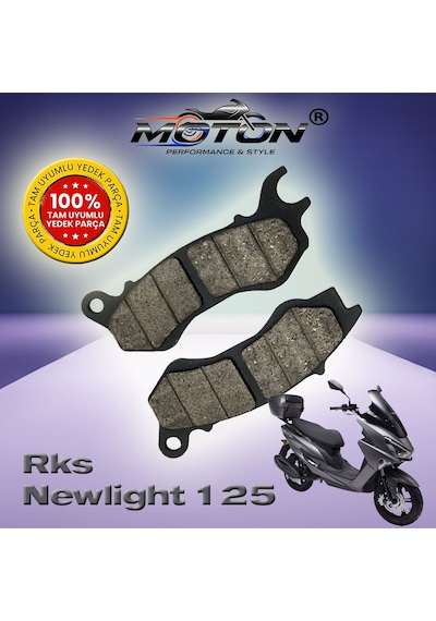 Rks Newlight 125 Ön Disk Fren Balatası - A Kalite Dayanıklı Performans Balatası