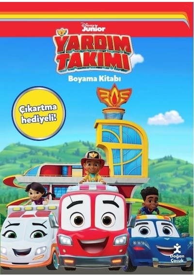 Disney Junior - Yardım Takımı Boyama Kitabı - Çıkartma Hediyeli!- Doğan Çocuk