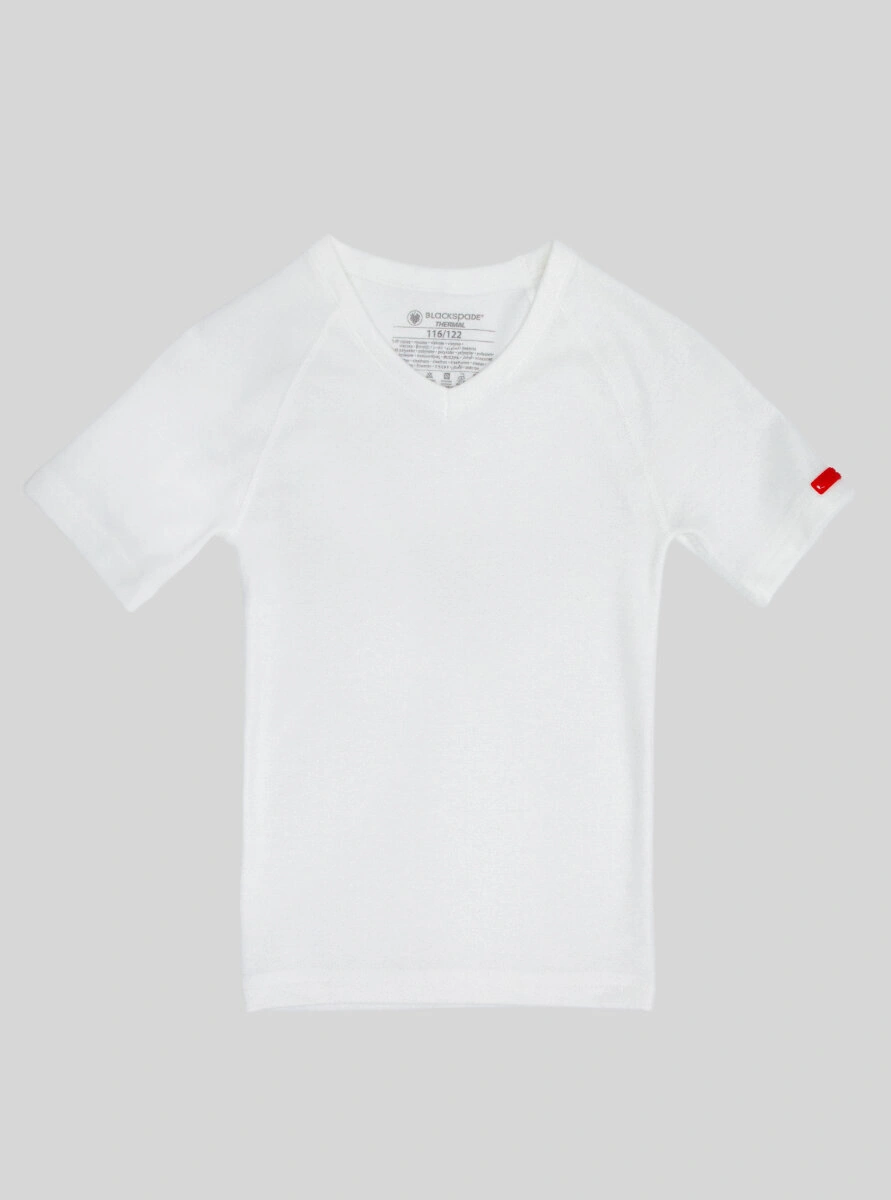 Blackspade Çocuk Termal Tişört 2. Seviye 9249 - Beyaz
