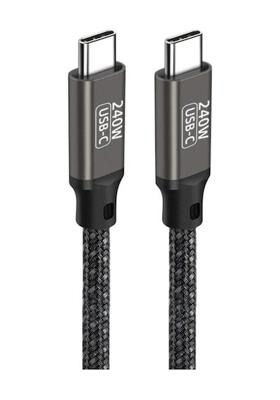 Subutu Siyah Qg02 Type-c To Type-c Pd3.1 Data Kablosu 240w 480mbps 1.5 Metre