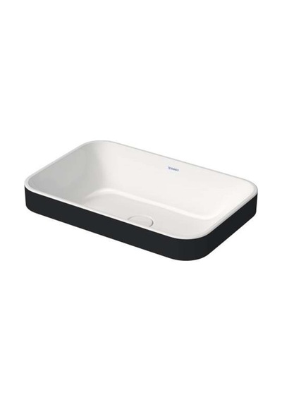 Duravit Happy D.2 Tezgahüstü Lavabo 60X40 CM Antrasit-Beyaz