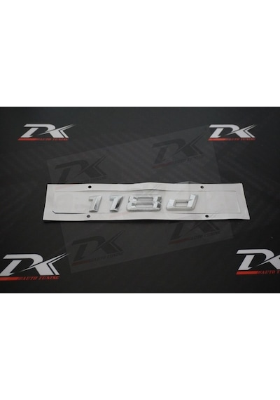 Bmw 118D Krom Metal 3M 3D Bagaj Logo Yazı Ürün