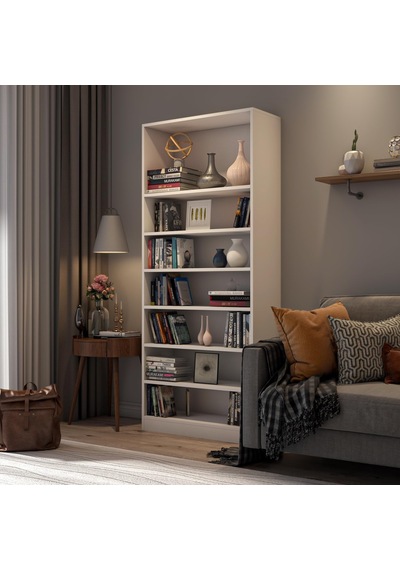 Ktp211-beyaz 6 Raflı Kitaplık Diğer Ktp211-beyaz 6 Raflı Kitaplık Diğer