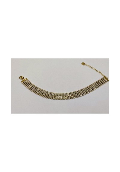 Sıralı Taşlı Çelik Bıleklık-316l Sarı