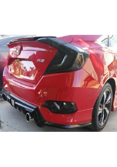 Oled Garaj Honda Civic Fc5 Ritim Model Dizayn Arka Sis Ledi-Smoke