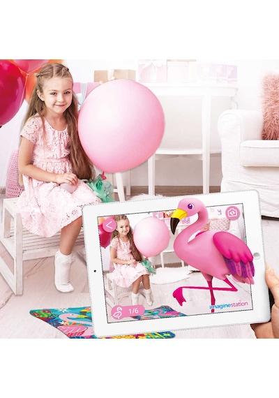 Ar Floor Puzzles Flamingo Aplikasyon Destekli Arttırılmış Gerçek