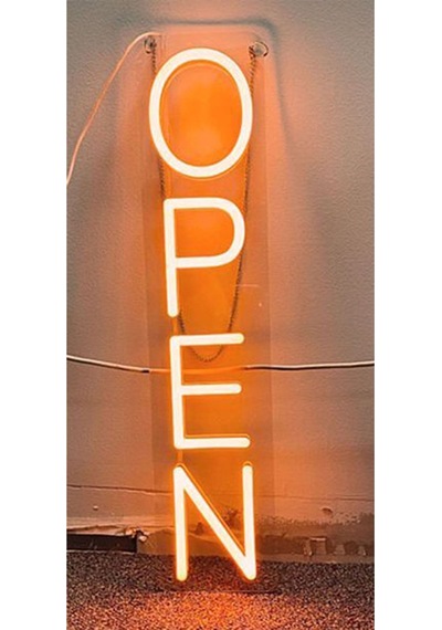 Açık Open Neon Led Tabela Renkli