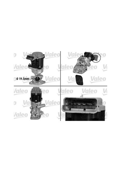 VALEO 700411 EGR VALFI 407 607 / C5 2.7 HDI