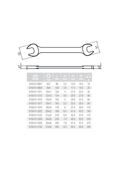 Elta Çatal İki Ağız Anahtar 12x13 N11.28155